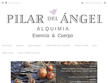 Tablet Screenshot of pilardelangel.com.mx